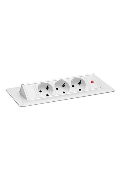 Mercaton 3-socket distributor with child protection, built-in with folding system, 230