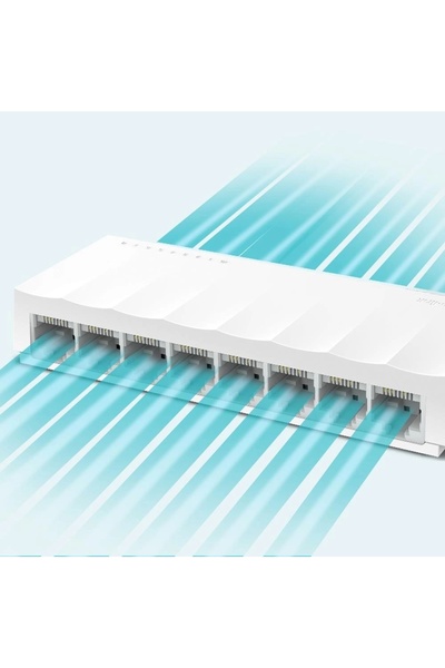 TP-LINK Ls1008 8 Port 10/100 Plastik Kasa Swıtch