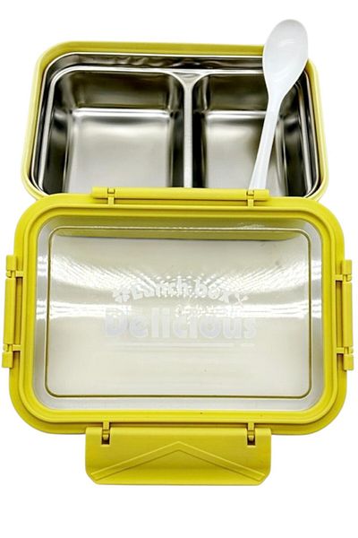 Toybox Lunch Box Stainless Steel Leakproof Divided Food Containers