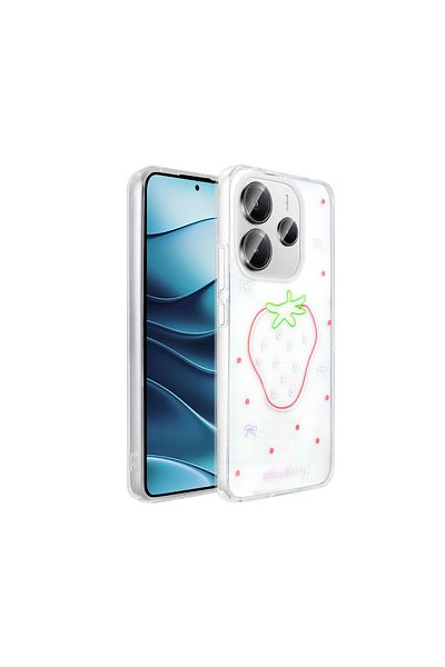 Nezih Case Xiaomi Redmi Note 14 4g Case Transparent Figured Hard Cover