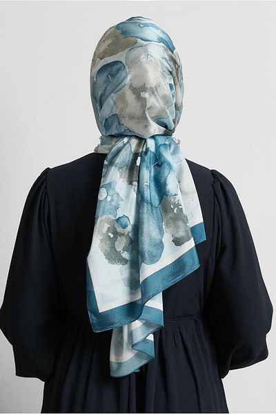 Alvina Patterned Voile Shal 8573
