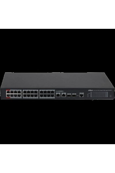 DAHUA S4228-24Gt-360 24 Port 24Xge-2Xge-2Xge/Sfp Manageable 360W Poe Switch