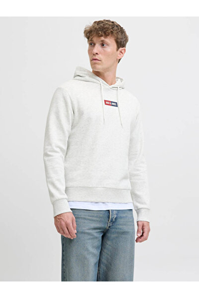 Jack & Jones Pánská mikina Jack Jones Pan Regular Fit s kapucí 12278618