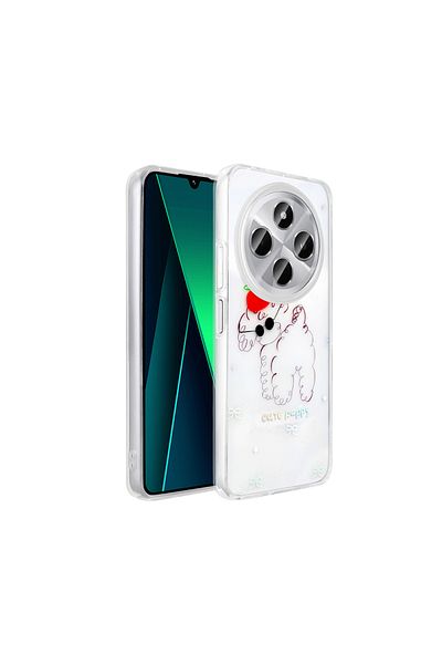 Nezih Case Xiaomi Redmi 14C 4g Case Transparent Figured Hard Cover