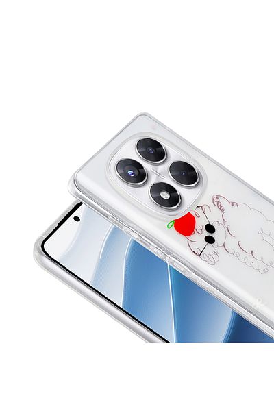 Nezih Case Xiaomi Redmi Note 14 Pro 4g Case Transparent Figured Hard Cover