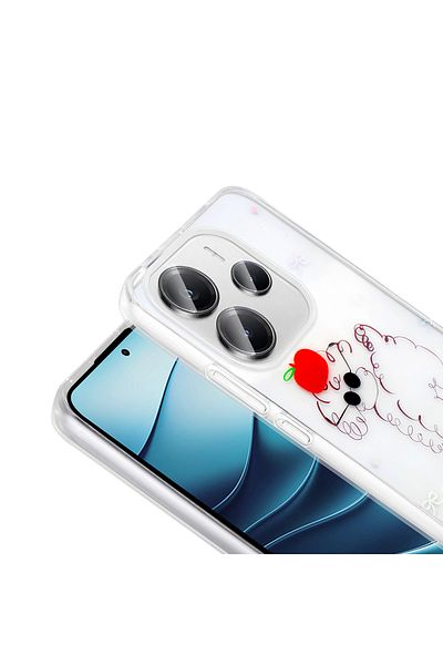 Nezih Case Xiaomi Redmi Note 14 4g Case Transparent Figured Hard Cover