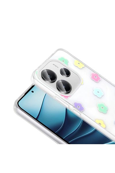 Nezih Case Xiaomi Redmi Note 14 4g Case Transparent Figured Hard Cover