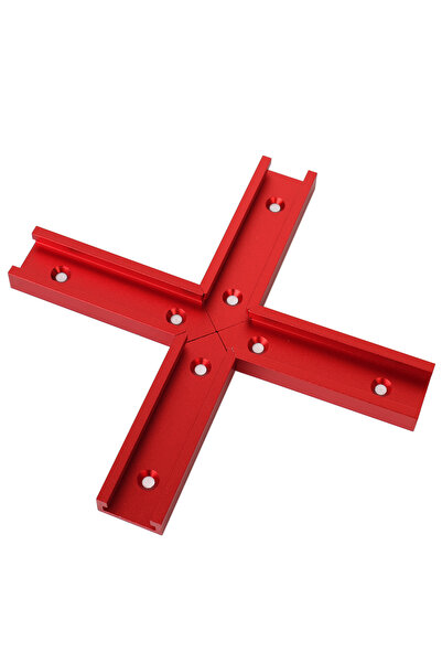 choice2 طقم تقاطع أحمر مكون من 4 قطع من 30 نوع T-track مع فتحة T من الألومنيو...