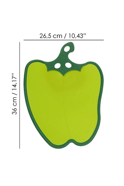 Osso Fashion Non-Slip Cutting Board with Stuffed Pepper Figure Chopping Board