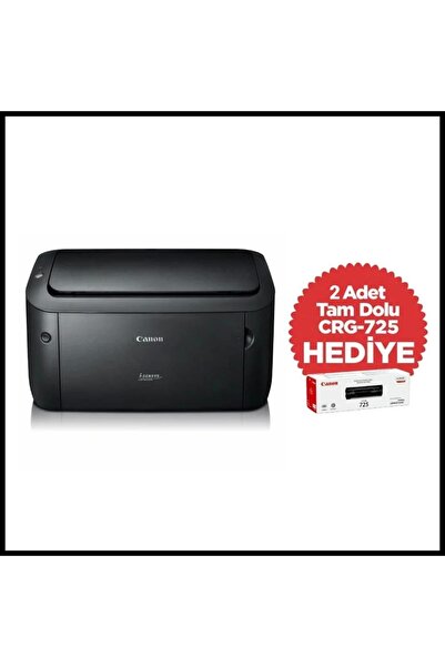 Canon İ-sensys Lbp6030b, Lazer Yazıcı (siyah), Orjinal +2adet Crg725 Toner He...
