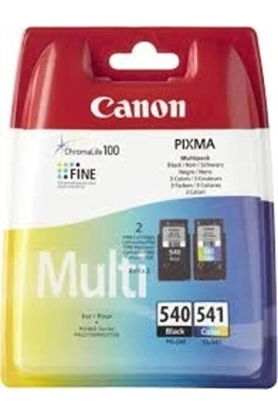 Canon PG-540BK+CL-541 2'li Paket (Kağıt hediyeli)