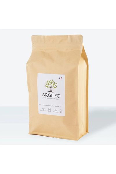 JollyMag White Bentonite Clay for External Use, 5 KG, Argileo