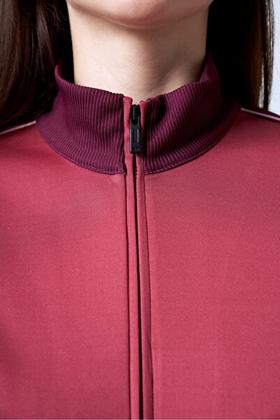 SPORTEMPT Fermuarlı Kadın Eşofman Üstü - Fuşya