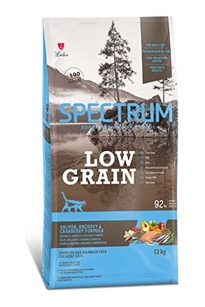 Spectrum Low Grain Somonlu Hamsili ve Kızılcıklı Düşük Tahıllı Yetişkin Kedi ...