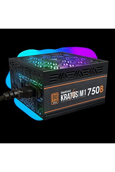 Genel Markalar Kratos M1-750b, 750w, 80+ Bronze, Aktif Pfc, Rgb, Gamıng, Atx,...
