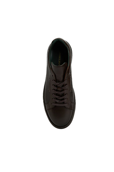 George Hogg Kahverengi Erkek Deri Sneaker