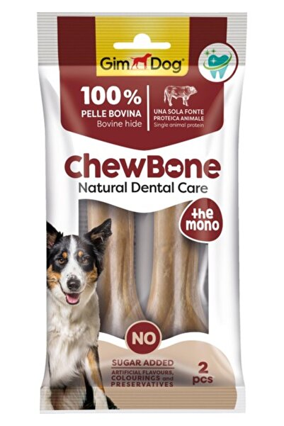 Gimdog Chew Bones Press Köpek Çiğneme Kemiği 5,5'' 120 Gr 2li Naturel