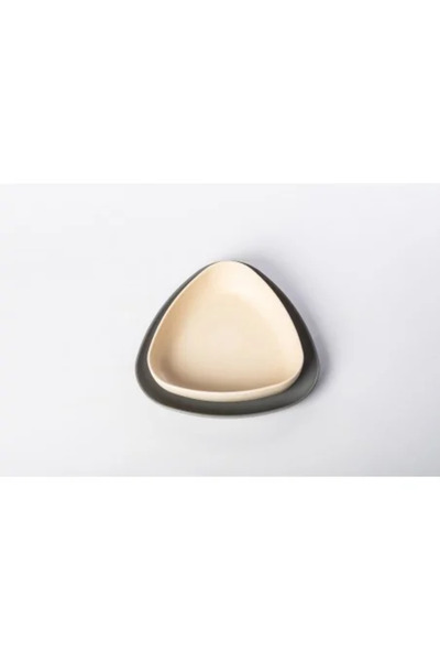 eKoala Σετ 2 πιάτα BIOplastic Λευκό/Γκρι