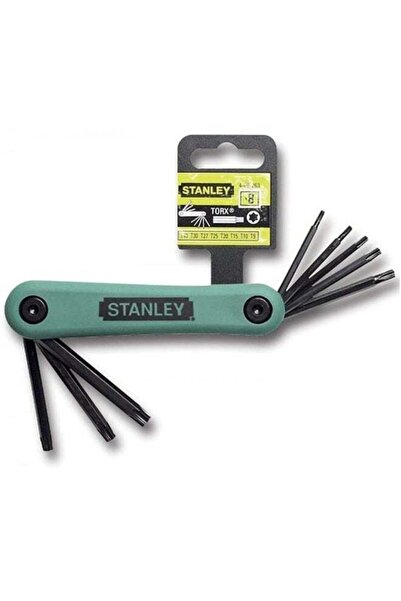 Stanley 4-69-263 مجموعة مفاتيح توركس (8 قطع)، فضية