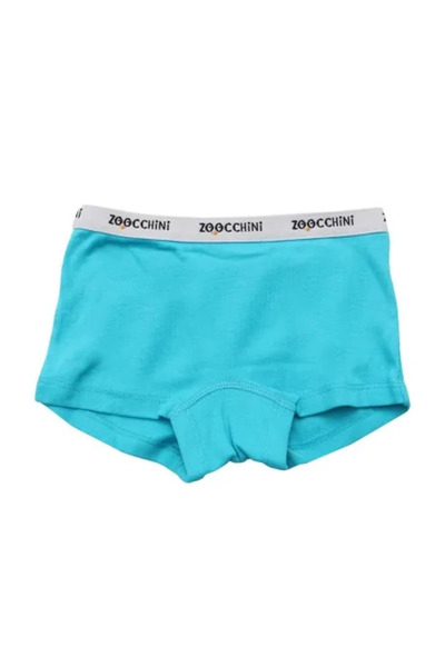 Zoocchini Bavlněné boxerky pro dívky, Flower Power, 5-6 let - sada 3 kusů