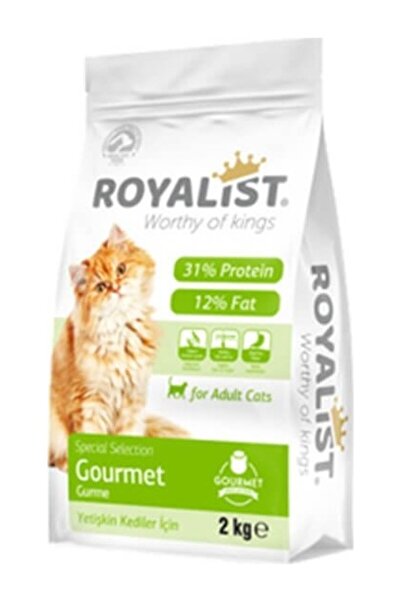 Gourmet Royalist Premium Renkli Taneli Yetişkin Kedi Maması 2 kg