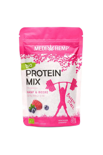 MediHemp Mix de proteine din cânepă cu fructe, (30% proteine), 200 g,