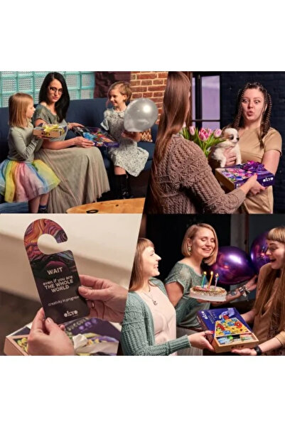 OKTO Sada Creatie Wood & Craft - Květiny, 21*21 cm