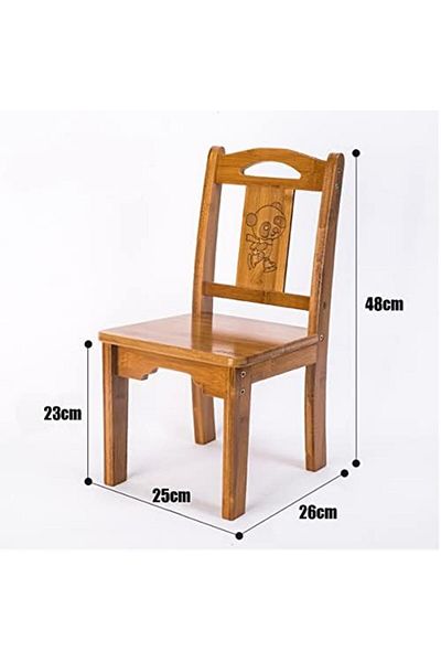 Türkiye Step Stool for Kids Toddlers Adults - Portable Small Bamboo Foot Stool - Kitchen Bathroom Bedroom (B