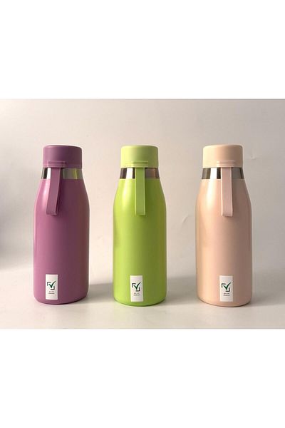 TOM Smith Lisi Double Wall Stainless Steel Bottle, 350 ml Hot and Cold Vacuum Flask Leakproof
