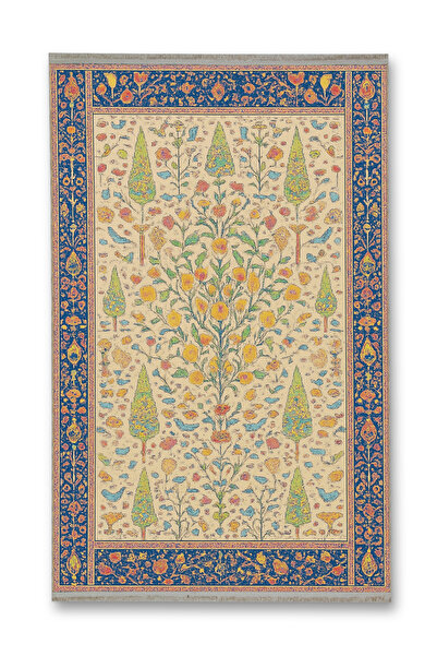 Rugs Modern Halı سجادة موسو بيضاء منسوجة بنمط تقليدي وقاعدة منسوجة، سجادة زخر...