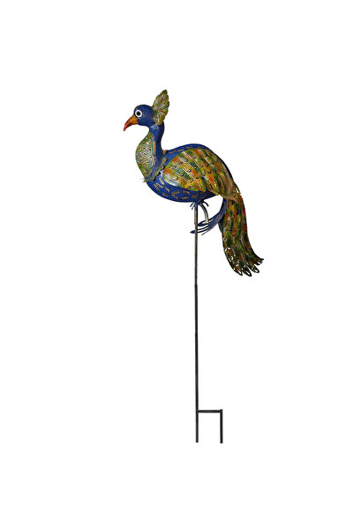 OEM Metal garden decoration Peacock pendulum 137x55x33 cm