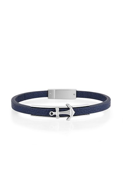 Daniel Klein Men's Real Leather Bracelet Dkj.6.10019-1