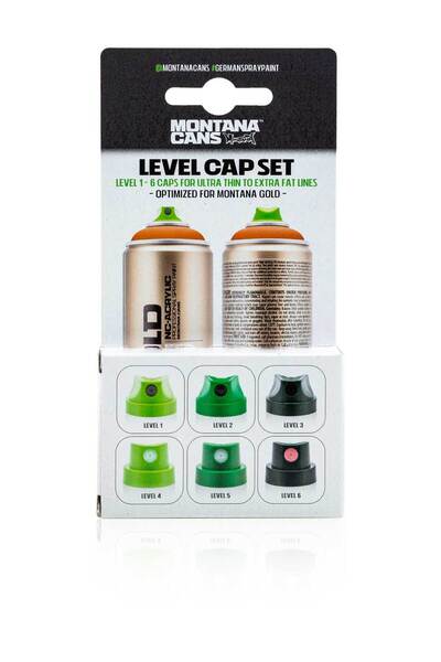 OEM Nozzle Set Level 1-6, Montana Cans
