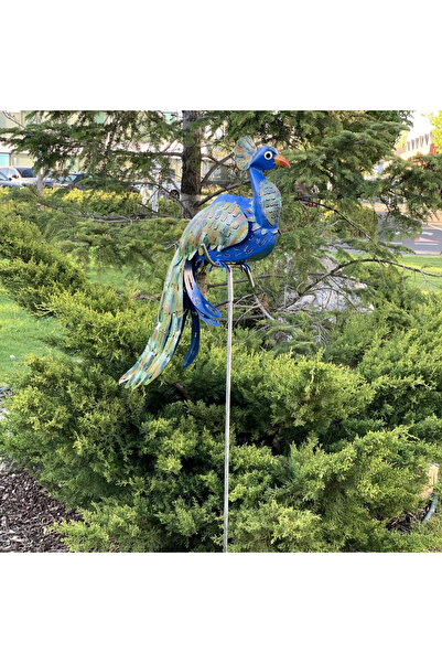 OEM Metal garden decoration Peacock pendulum 137x55x33 cm