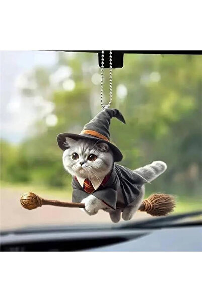 Genel Markalar KEDİ ANAHTARLIK VE ARABA DİKİZ AYNA SÜSÜS (CADI)