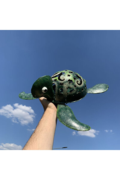 OEM Garden decoration Green turtle 13x33x39 cm