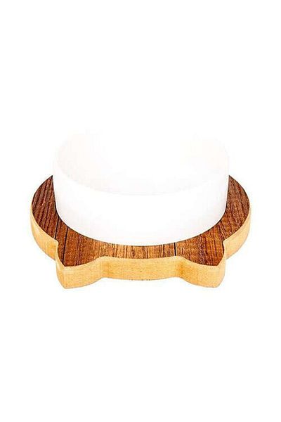 OZARK Ceramic Food and Water Bowl with Cat 400ml