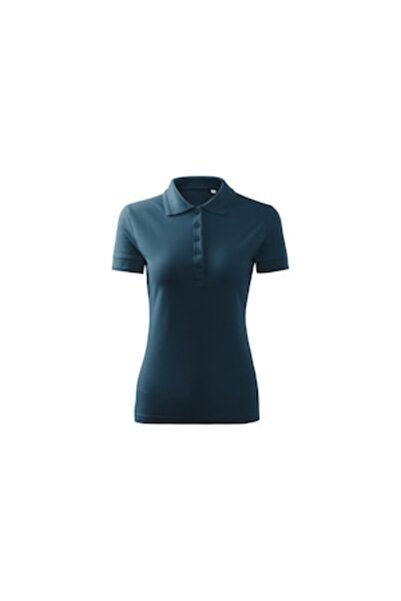 Malfini Дамска поло тениска Пике Поло Фрий - F10, Тъмносин, 2XL