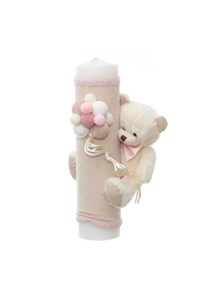 KidsMagazin Ursuleț Lumânare cu Baloane Roz