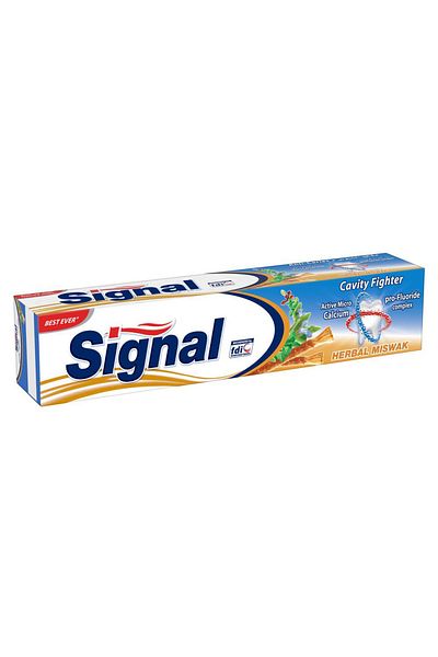 Signal Cavity Fighter Herbal Miswak ToothPaste, 120ml
