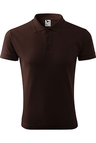 Malfini Tricou polo pentru barbati Pique Polo, maro inchis, marime XL