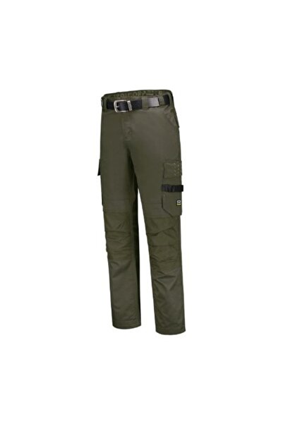 Malfini Pantaloni de lucru unisex Twill Cordura T63, 60 Army
