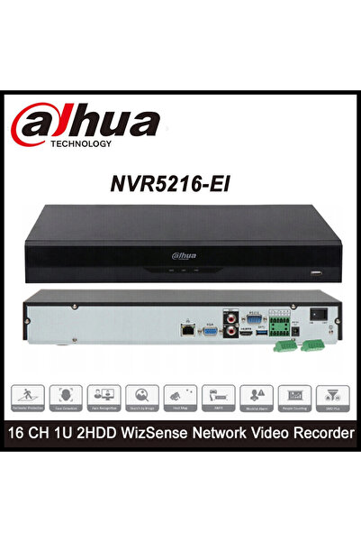 Genel Markalar Nvr5216-eı, 16kanal, 12mpix, H265+, 2 Hdd Desteği, 1080p Kayıt...