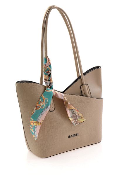 Bambi Beige Women's Shoulder Bag C06864660409
