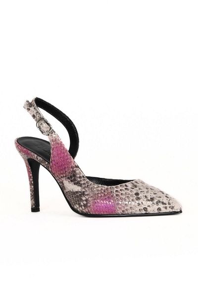 Bueno Shoes Pink Snake Women's Heeled Shoes 33Wg7669