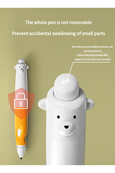 KidLe Children Correction Grip Automatic Pencil Student Positive Posture Pen WS-XXB-P