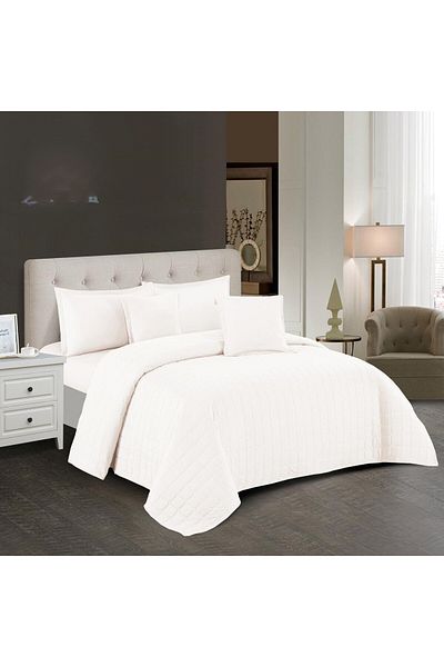 Roshen Solid summer comforter set for one and a half people, excellent compressed filling, fixed, consisting of 4 pieces / 220*170
