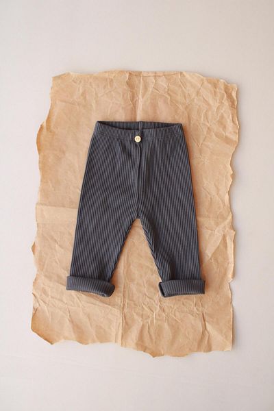 Oh La La Koala For Little Ones Anthracite Camisole Baby Leggings