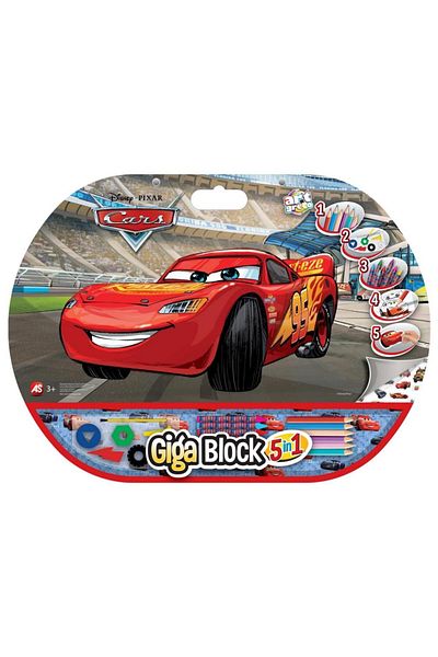 Art Greco 5in1 Gigablock Cars Drawing Set
