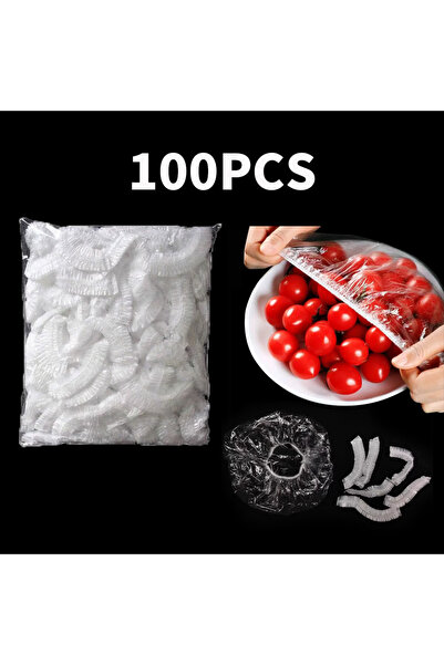 choice2 100 قطعة 50/100/500 قطعة - غطاء طعام للاستخدام مرة واحدة، عبوة بلاستي...